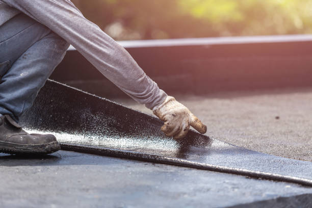 Professional Emergency Waterproofing technician working in Pompton Lakes, NJ